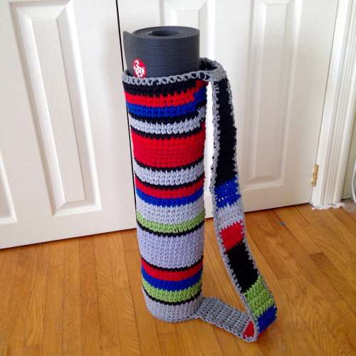 Crochet Yoga mat Holder