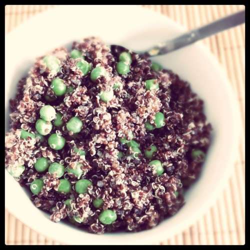 Quinoa and Green Peas