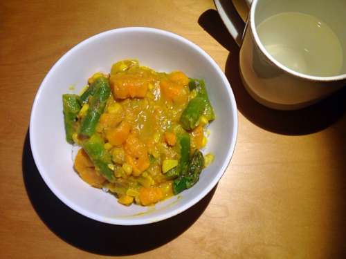 Sweet Potato & Asparagus Curry